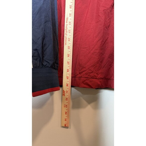 Nike Red Blue White Half Zip Up Jacket Men's Size XL Sporty Colorblock Retro - Picture 12 of 12